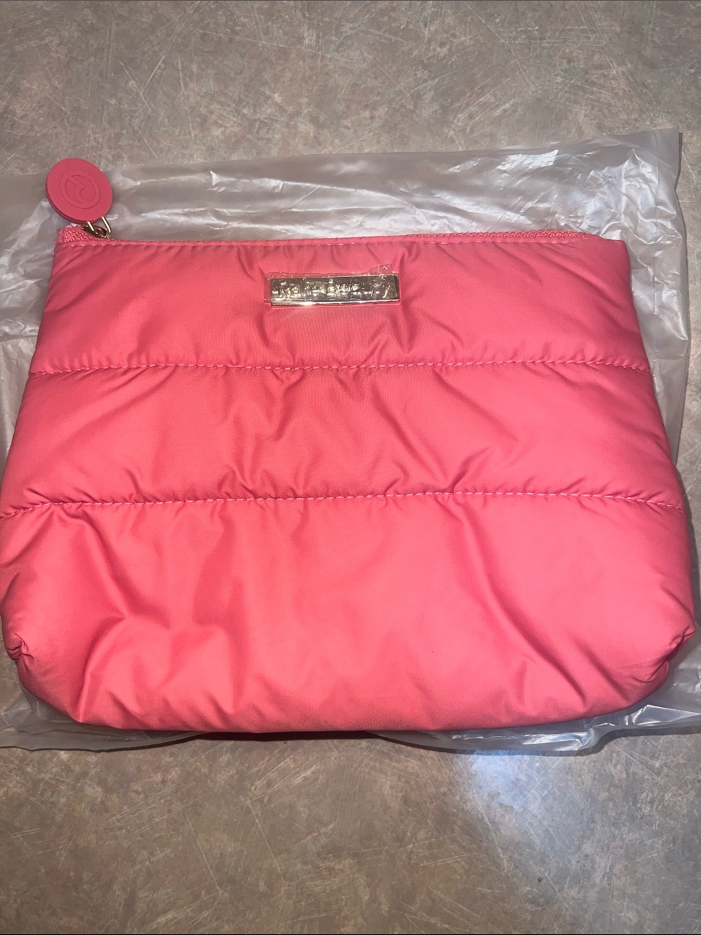 New! Rare Beauty Pink Quilted Cosmetic Pouch - Women's Bag